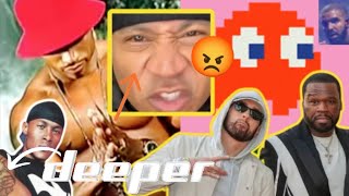 LL COOL J AGITATED  IN HIS FEELINGS OVER 50CENT GHOSTWRITING FOR HIM NARRATIVES IT GOES DEEPER [upl. by Gerardo]