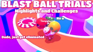 Fall Guys Blast Ball Trials Highlights and Challenges [upl. by Decca928]