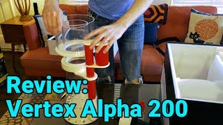 Review Vertex Alpha 200 Protein Skimmer [upl. by Ahsimak208]