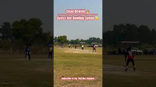 Clean Bowled🔥Stupms out of the Ground 👀shorts youtubeshorts cricket fastbowling sundaycricket [upl. by Uaerraj867]