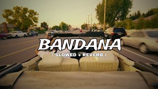 Bandana  Slowed  Reverb   Shubh [upl. by Kielty484]