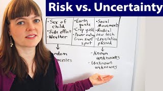 Risk vs Uncertainty in Economics [upl. by Eitsirhc]