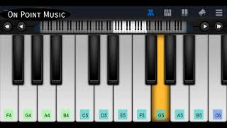 The Show by Lenka • Perfect Piano App • Easy Tutorial Piano [upl. by Knipe674]