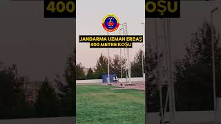 Jandarma uzman erbaş 400 metre koşu ￼jandarma uzmançavuş koşu sports asker parkur fyp [upl. by Sapphira]