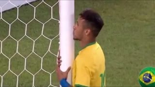 Neymar Unbelievable Goal Fail  Neymar Falha De Baliza Aberta ● HD [upl. by Shirline331]