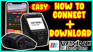 Rexing How to connect to your dashcam and download Videos [upl. by Elleron]