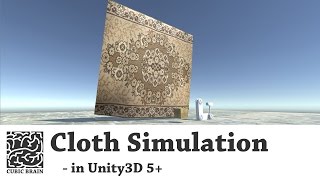 Unity3D  Cloth simulation [upl. by Carver496]