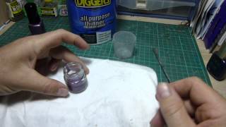 Gunpla Tutorial  Air Brushing with Nail Polish [upl. by North]