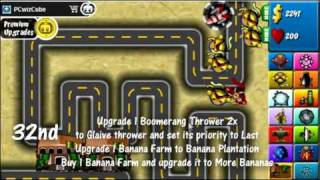 Bloons Tower Defense 4 Beginner Track Easy  Rounds 150 Video Tutorial [upl. by Farley895]