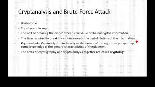 cryptanalysis and BruteForce Attacklec3 [upl. by Emil738]