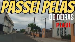 passeio pelas Ruas de Oeiras dia nublado [upl. by Lehcir]