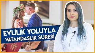 Evlilik Yoluyla Vatandaşlık Başvurusu Ne Kadar Sürede Sonuçlanmaktadır [upl. by Yrrah]