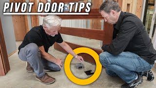 Pivot Door Installation  watch this first [upl. by Liamsi]