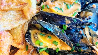 Moules sauce chorizo et frites maison  thermomix [upl. by Einahets]