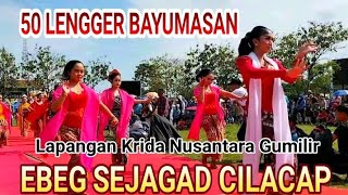 Tari Lengger Massal Ebeg Sejagad Cilacap [upl. by Dnamron976]