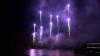 Finale  Rhein in Flammen 2013  Oberwesel  Sony HDRPJ780 low light footage [upl. by Binny]