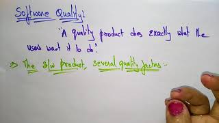 software quality  software engineering [upl. by Wilder418]