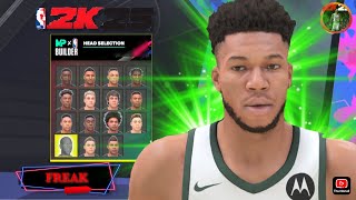 GIANNIS ANTETOKOUNMPO NBA 2K25 FACE CREATION [upl. by Tnerb]