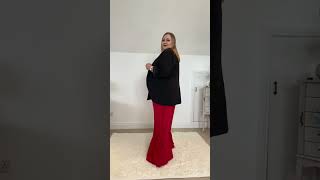 Wide leg trousers  Plus size outfit inspiration [upl. by Caprice]