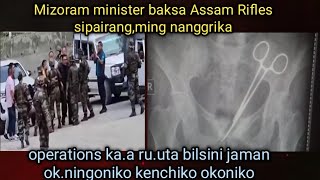 20 October 2024 Mizoram minister baksa Assam Rifles sipairangming nangrika [upl. by Everrs]