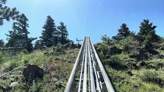 Mustang Mountain Coaster  Estes Park CO [upl. by Adraynek358]