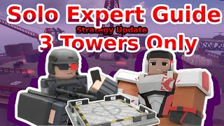 Simplest way to Solo Expert as a Beginner 3 Towers Only  TDX [upl. by Pelagias]