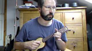 Bach on ukulele Bourree lute suite in E minor BWV 996 [upl. by Alcinia]