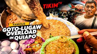 Viral GOTO LUGAW QUIAPO STREET FOOD  Eddie Wow Lugaw Goto Story  TIKIM TV [upl. by Lecirg]