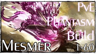 Guild Wars 2  Mesmer PvE Leveling Build  Phantasm Build Phantom Crew [upl. by Maisie]