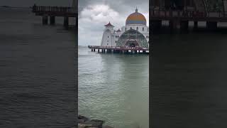 Masjid Selat Melaka Malacca Islamic Architecture is on another level 👍👍👍 [upl. by Raskin]