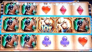 Laredo JACKPOT HANDPAY Mega Big Win 5¢ WMS Slot Machine [upl. by Noland]