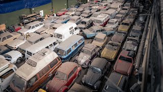 INSANE 175 CLASSIC CARS BARN FIND COLLECTION in London [upl. by Song]