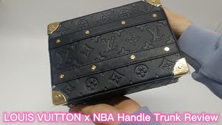 UNBOXING LOUIS VUITTON BAG x NBA Handle Trunk M57971 [upl. by Ailahtan]