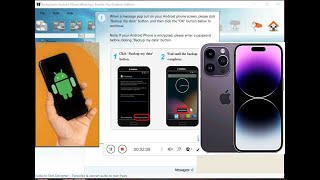 WhatsApp Chat Backup From Android To IPHONE Easy Solution What Full Video Link in Description [upl. by Iaht610]