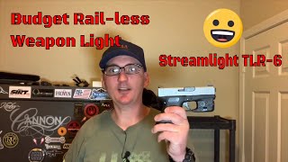 Streamlight TLR6 Budget Railless Weapon Light for Glock 43X  Unboxing and First Impressions 2019 [upl. by Occer]