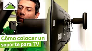 Cómo instalar un soporte para TV  LEROY MERLIN [upl. by Eelasor]