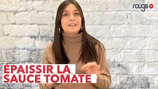 Epaissir la sauce tomate  Les Astuces de Camille [upl. by Ybot]