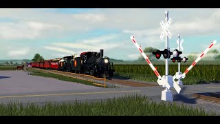 Strasburg Railroad Roblox  CN Twins 89 amp 7312 [upl. by Nylahsoj]