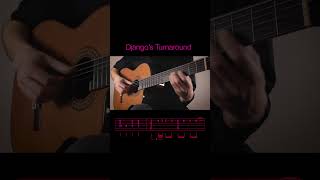 Turnaround Harmony from Djangos Nuages fingerstyleguitar djangoreinhardt [upl. by Annahsar]