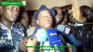 Grève des enseignants Aboubacar Soumah annonce quotenfinquot un accord entre le Gouvernement et le SLECG [upl. by Helsell]