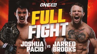 Joshua Pacio vs Jarred Brooks  ONE Championship Full Fight [upl. by Troyes]