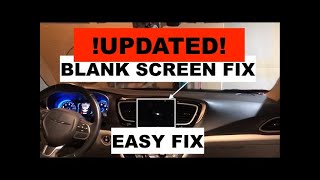 Chrysler Infotainment BlackBlank Screen Fix UPDATED [upl. by Eenwat]