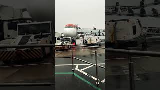 Storm weather at Bristol Airport 🙂 bristol bristolairport shehantravelvlogs [upl. by Aynna]