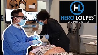 UR Hero Loupes  Premolar Root Canal  Straight Excellent Posture [upl. by Aneeres483]