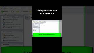 Poradniki na YT w 2010 shorts video memy film [upl. by Gregor816]