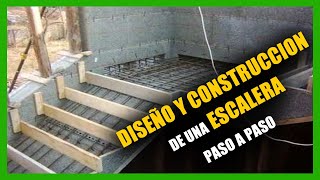 Como DISEÑAR Y CONSTRUIR una ESCALERA paso a paso PASOS y CONTRAPASOS [upl. by Roland612]