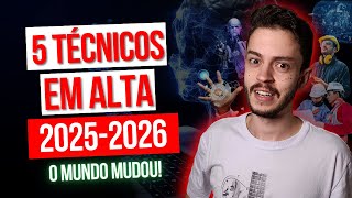 5 CURSOS TÉCNICOS em ALTA para 2025 Salário Alto [upl. by Liam171]