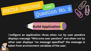 RHCSA demo optional questions 9 [upl. by Cowie452]