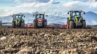 Claas Vs Same  ERPICATURA 2015 Agromeccanica Rocchi [upl. by Ebag641]