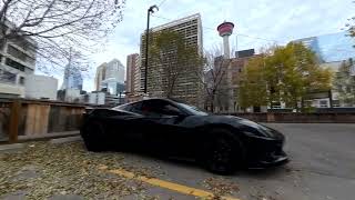 C8 Corvette 2M Fabrication Exhaust In Down Town [upl. by Loralie298]